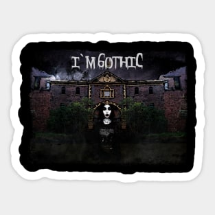 i`m gothic Sticker